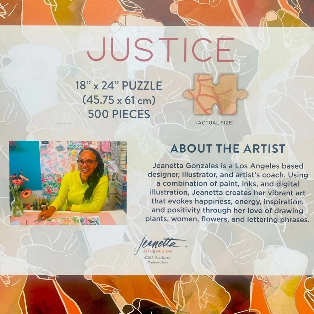 Justice 500 pc puzzle - Picture 5 of 5